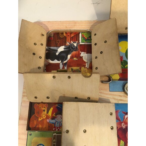 Vintage Melissa and Doug Latches Board CT1102 - Picture 4 of 6